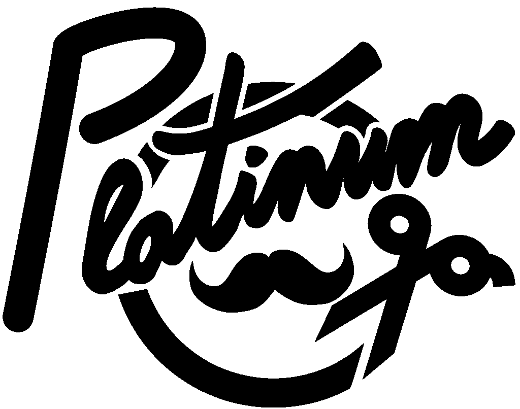 Platinum Barbershop Black logo